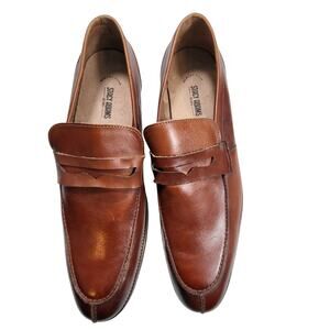 Stacy Adams brown leather penny loafer men's  SIZE 13
